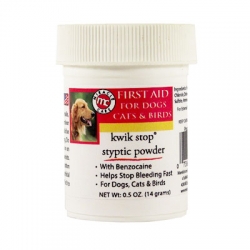 Kwik Stop Styptic Powder 1/2oz (14 grams)