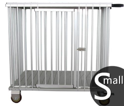 Aeolus 2-Berth Show Trolley with 6 inch rubber wheels - Large