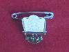 Plain Silver Card Clip
