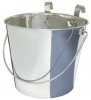 Stainless Steel Flat Sided Bucket - 5 Sizes Available