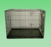 Black Wire Cage w/metal tray (4 sizes available)